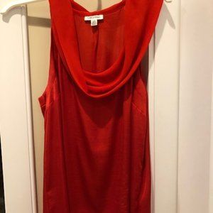 red  rayon cow neck collar